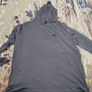 Gray Hooded Men's Shirt
